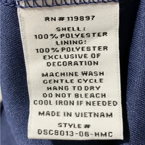 Collective Concepts Stitch Fix Jolanda Dress Size XS Ruffle Detail Navy - Picture 3 of 4